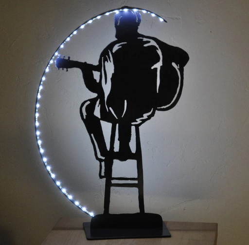 Musician lamp, Guitar, Deco lamp, Guitarist