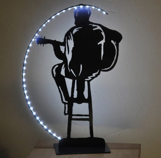 Image 1 of Musician lamp, Guitar, Deco lamp, Guitarist