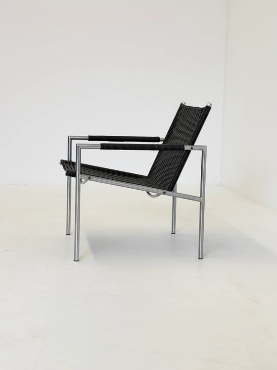 Martin Visser SZ 01 Armchair for Spectrum in Black – Metal, Mid Century Modern (photo 5 of 9)