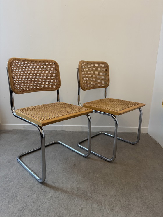 Image 1 of Pair of Cesca b32 chairs by Marcel Breuer