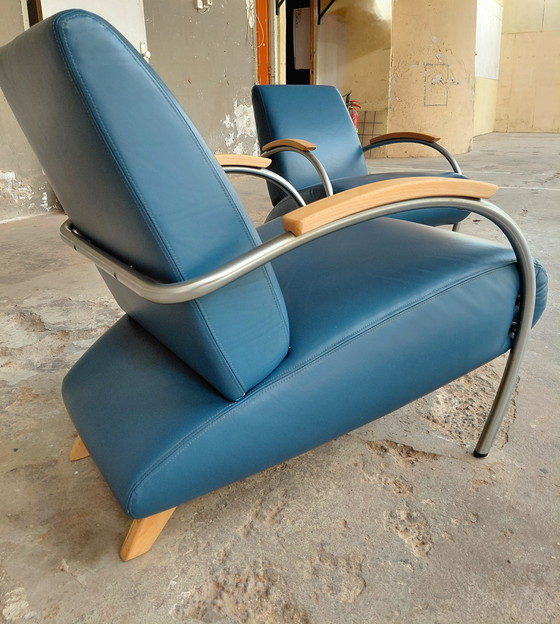 Image 1 of Gueldre 5470 | Cuir bleu vintage