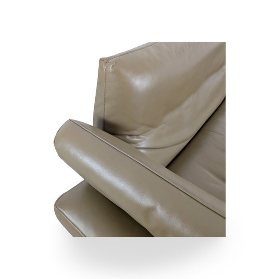 Image 1 of Original Koinor Marylin corner sofa, leather sofa, designer couch, green