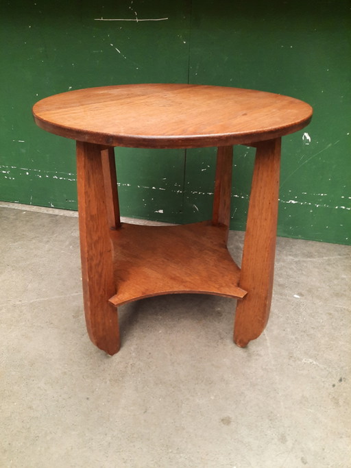 Art Deco Stijl Bijzettafeltje – Wood