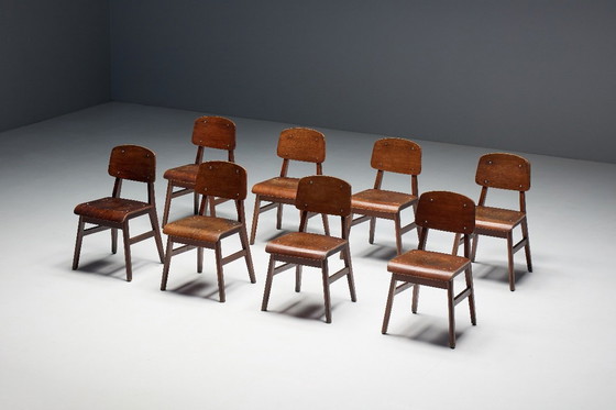 Image 1 of Zeldzame stoel "Tout Bois" Toegeschreven aan Jean Prouvé, Frankrijk, 1941