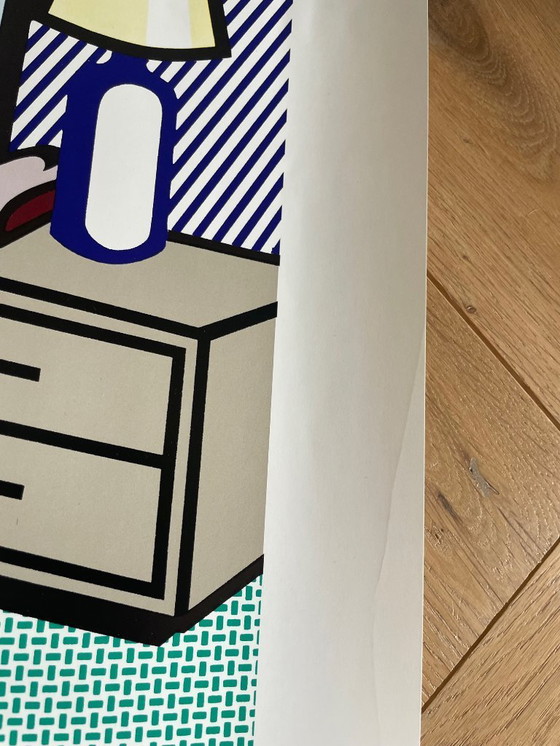 Image 1 of Roy Lichtenstein (1923-1997), Interieur met waterlelies, 1991, copyright Estate of Roy Lichtenstein/DACS 2000, Gedrukt in Groot-