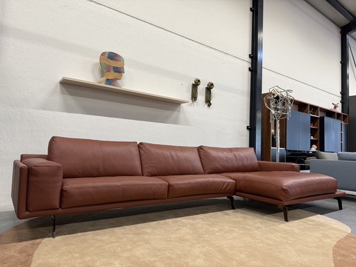 Leolux Bellice Ecksofa Senso Leder Rust 380x160