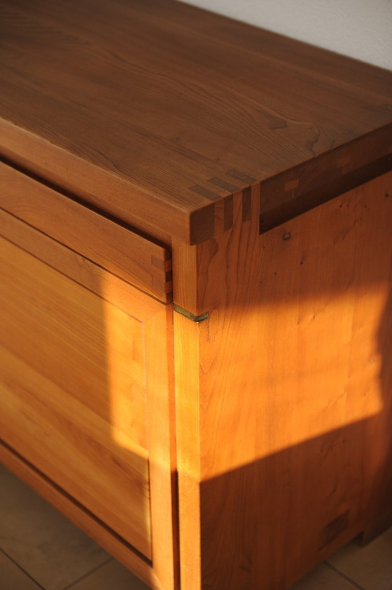 Image 1 of Pierre Chapo R08 Sideboard Buffet, Ulmenholz, Frankreich 1960