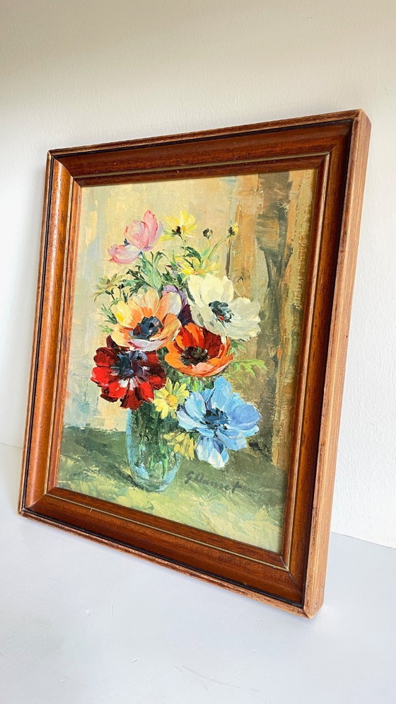 Image 1 of Bouquet vintage con anemoni