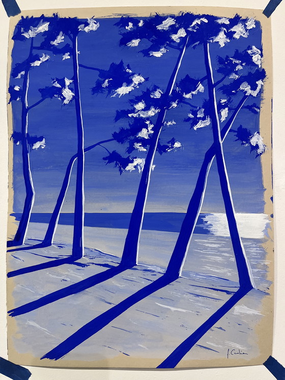 Image 1 of Gouache on 250g natural paper. Size 40x30cm.