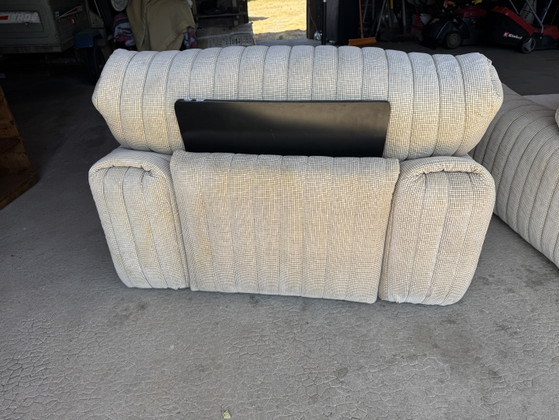 Raro set da soggiorno vintage Ligne Roset – Prodotto in Francia – Divano e 2 poltrone – Anni '70/'80 (photo 8 of 15)