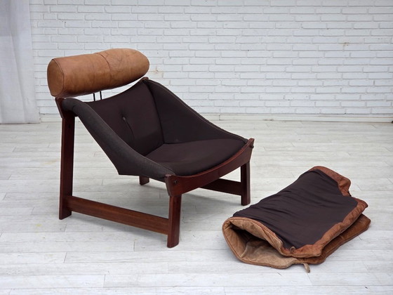 Image 1 of Anni '70, design norvegese di Jan Erik Lindgren, modello di poltrona "Amazon".