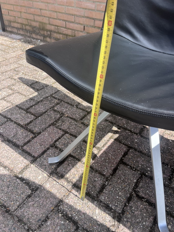 Image 1 of 4x tonon eetkamer stoel leer