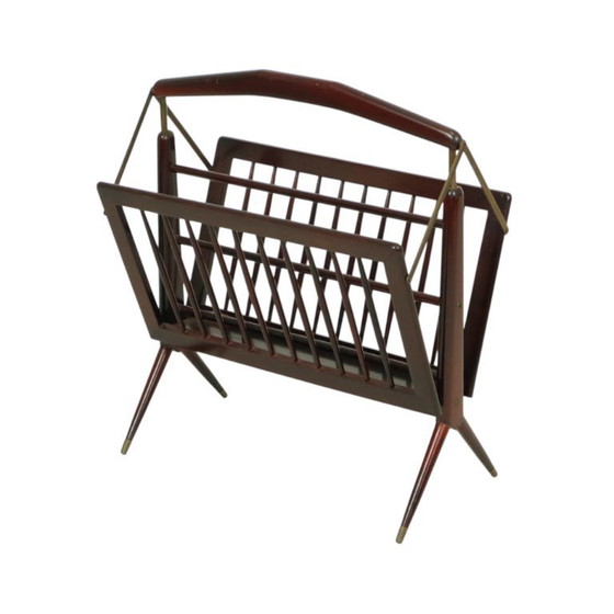 Image 1 of Italian Magazine Rack Magazine Rack Cesare Lacca