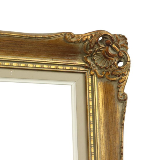 Image 1 of Goudkleurige Barok Stijl Lijst 73x63cm