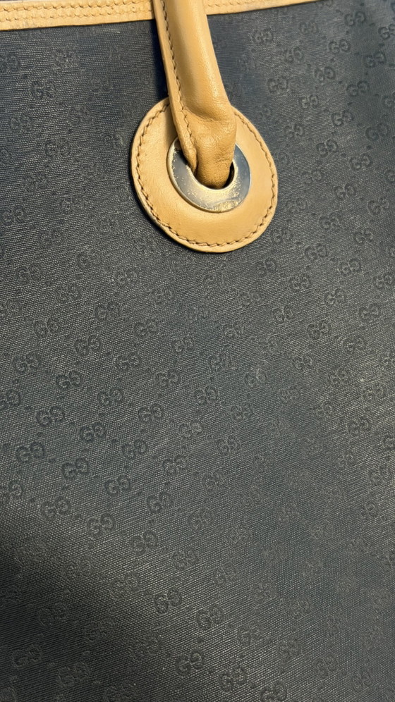 Borsa Gucci 48 / Borsa grande – Borse tote, Leather, Canvas (photo 8 of 10)