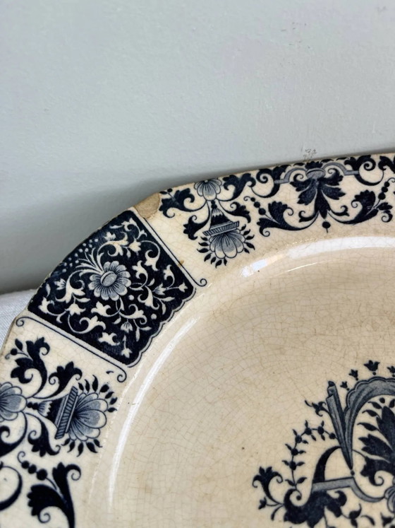 Antiker Teller aus dem späten 19. Jahrhundert. – Geschirr, Porcelain (photo 6 of 15)