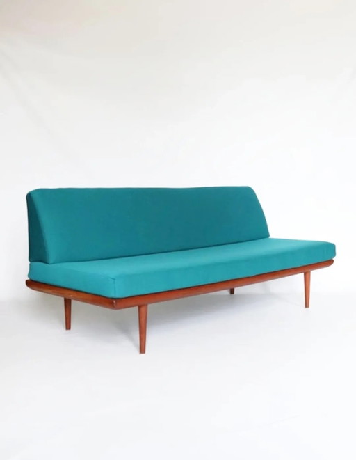 Vintage Minerva daybed 3 seater sofa Kvadrat fabric Danish design
