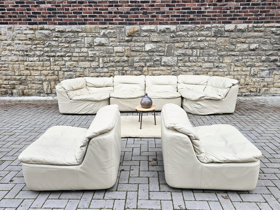 Image 1 of Canapé modulaire Knoll Collection vintage années 60-70, fauteuil de studio mi-siècle