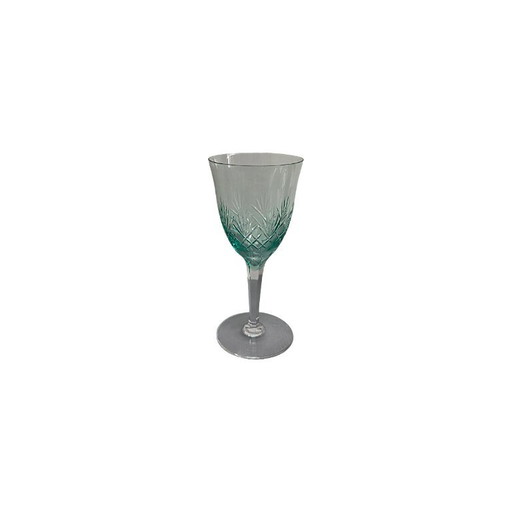 Verre à vin en uranium avec cristal taillé, du XXe siècle – cadeaus, Glass (photo 2 of 6)