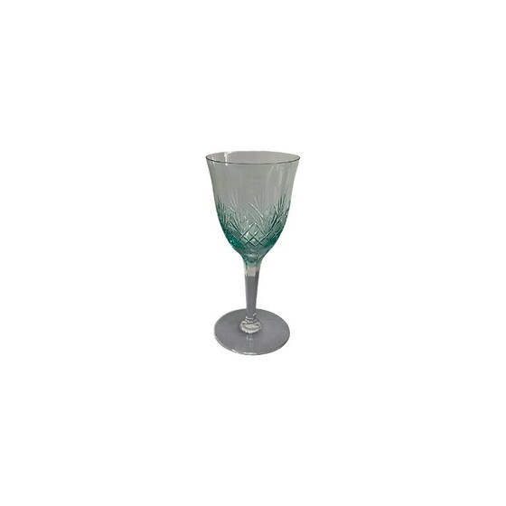 Verre à vin en uranium avec cristal taillé, du XXe siècle – Cadeaux, Glass (photo 2 of 6)
