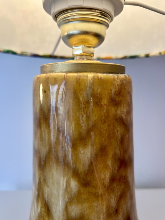 Image 1 of Lampe de table sans fil fabriquée à partir d'un vase Scheurich vintage