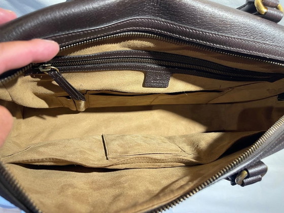 GUCCI middelgrote Mega Web Tote Bag – Top handle tassen, Kalfsleer (photo 9 of 14)