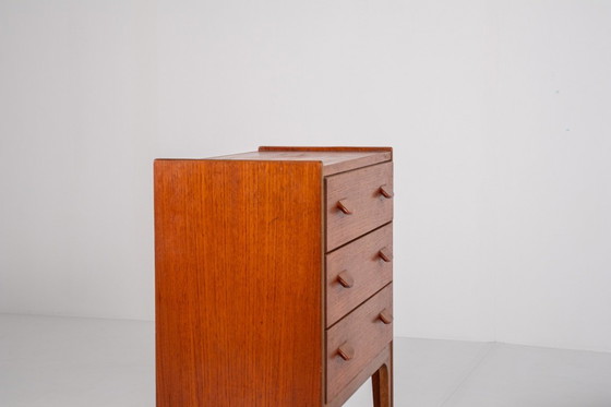 Image 1 of Danish Teak Chest of Drawers by Poul M. Volther – Mid Century Modern