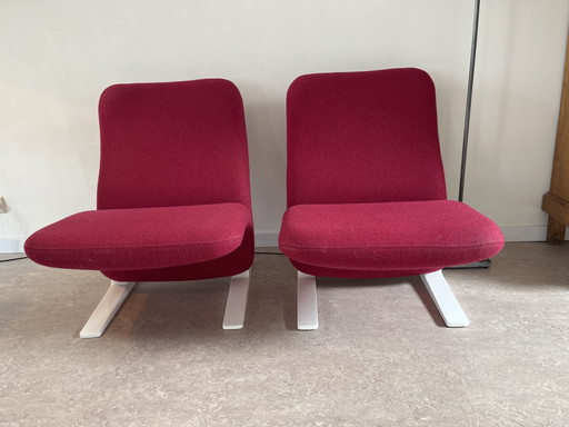 2x Artifort Pierre Paulin armchair