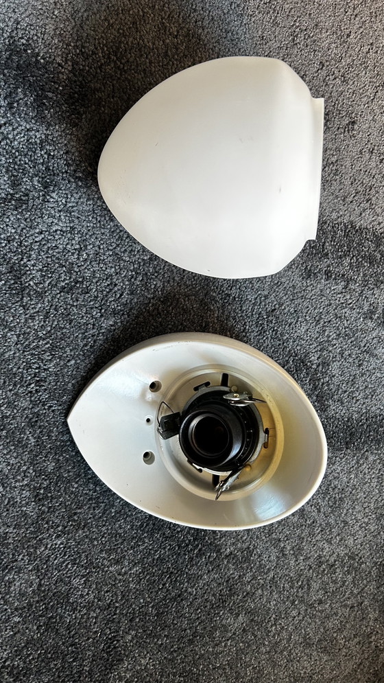 Image 1 of Bo-Niko lampe Bakélite vintage globe ovale.