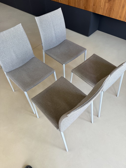 4x Zanotta Lia chairs