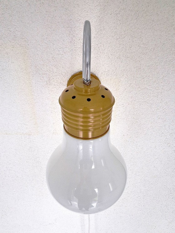 Image 1 of wall lamp Lightbulb 1970s