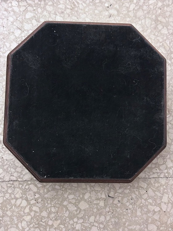 Image 1 of Posacenere in legno e peltro, Italia 1950