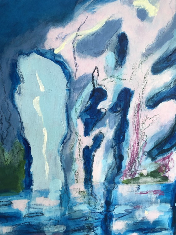 Boschi misteriosi, Arte, Tela, Blu (foto 4 di 5)