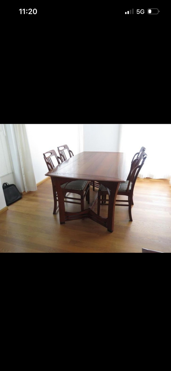 Image 1 of Schuitema Art Nouveau dining room