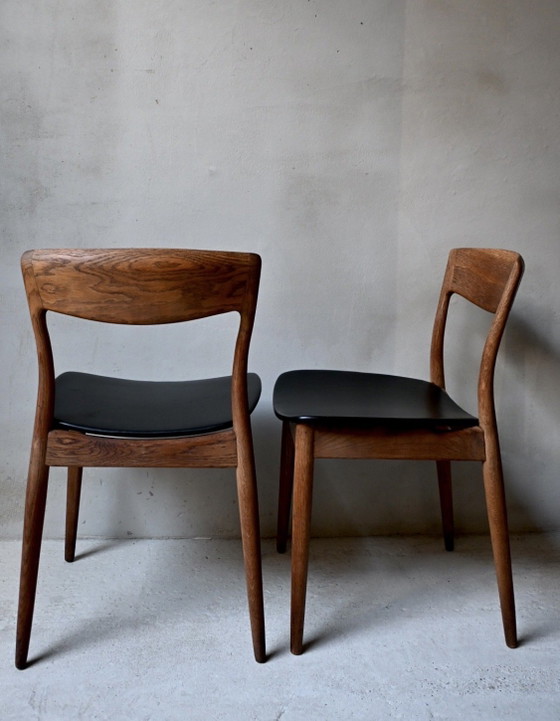 4 Sedie da pranzo Stile Danese Casala Modell Teak – Wood, Leather (photo 2 of 15)