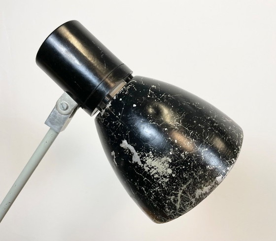 Image 1 of Lampada da tavolo industriale nera di Elektrosvit, anni '70