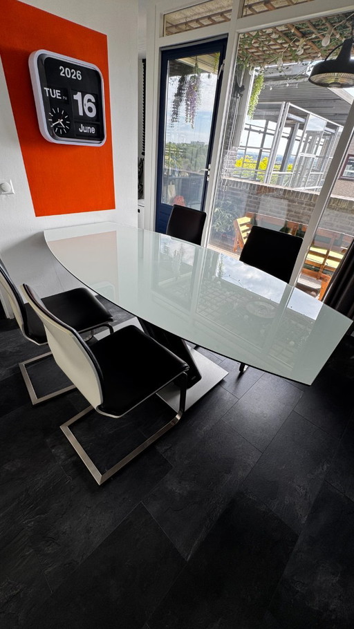 Musterring Dining Set: Table with 4 Chairs