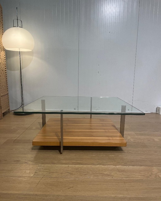 ZGAN Rolf Benz Salontafel Garantie – Glass, Wood