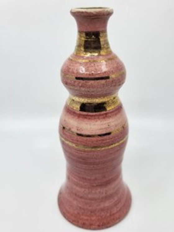 Image 1 of Georges Pelletier vaso soliflore Decorazione in oro fino Francia 1970