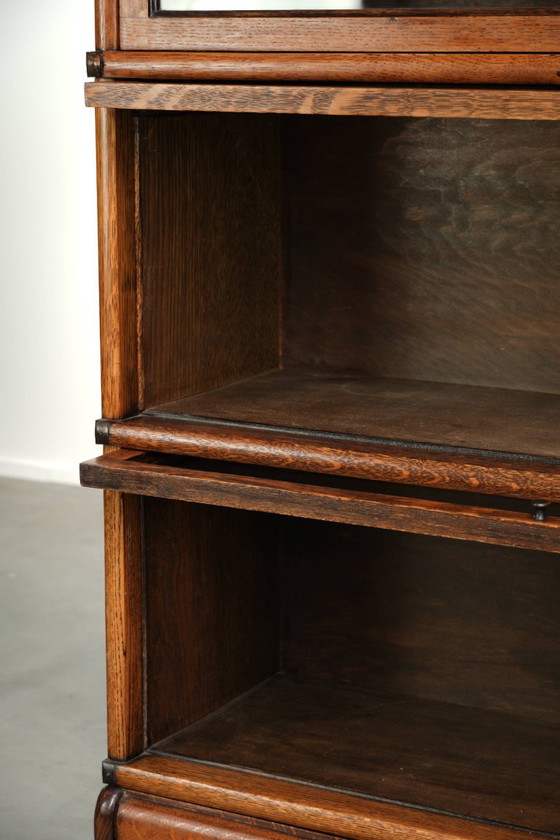 Librería modular original Globe Wernicke, finales del siglo XIX, cristal original – Wood (photo 11 of 13)