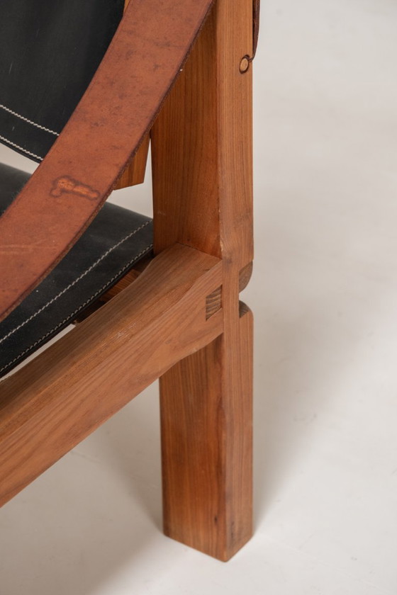 Image 1 of Pair of S10 Sahara chairs by Pierre Chapo