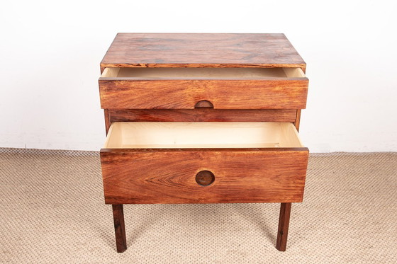 Image 1 of Deense palissanderhouten ladekast, model “Entre” van Kai Kristiansen voor Aksel Kjersgaard 1960.