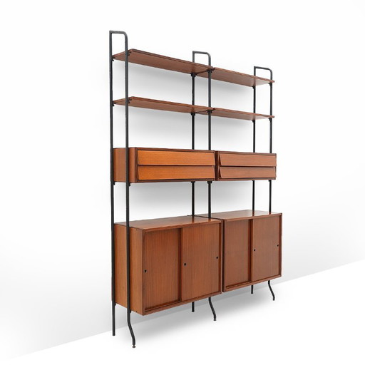 Bibliothèque "Extenso" produite par Amma, années 1960