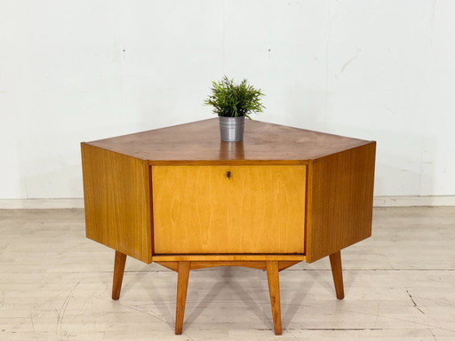 Mueble esquinero de mediados de siglo / Mueble vintage / Mueble esquinero – década de 1960