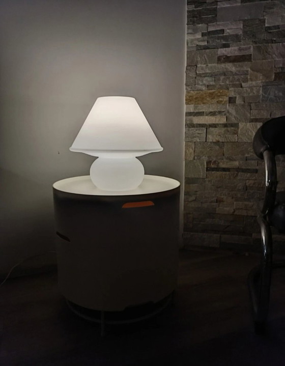 Image 1 of Lampe champignon modèle 6249 par Glashutte Limburg 1970s