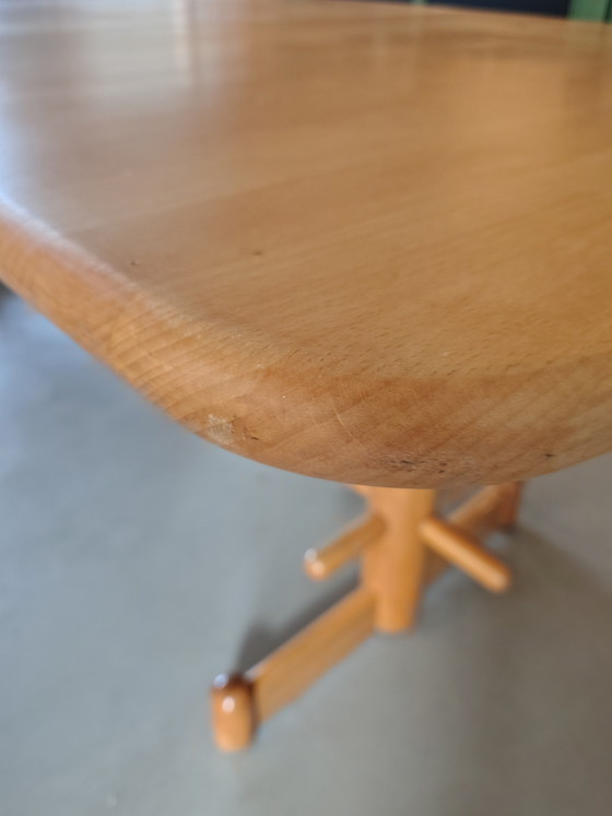 Vintage Pendulum Dining Table – Stokke, Wood (photo 13 of 15)