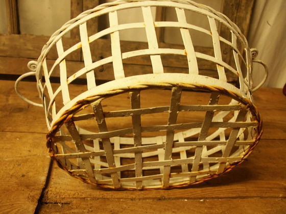 Panier en métal – Objets déco, Vintage (photo 4 of 7)