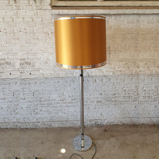 Lampada da terra Leclair & Schäfer XL - Cromo - Oro/Giallo