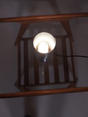1 x lampe de table à ressort de Massive 1980