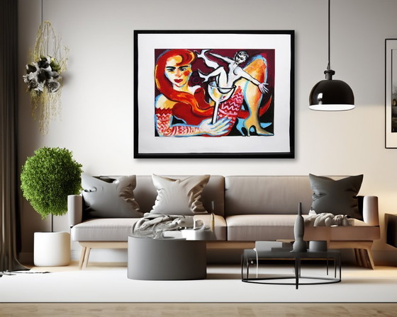 Image 1 of Bach, Elvira - Limelight - Deluxe - Giclée - BAT - firmato a mano